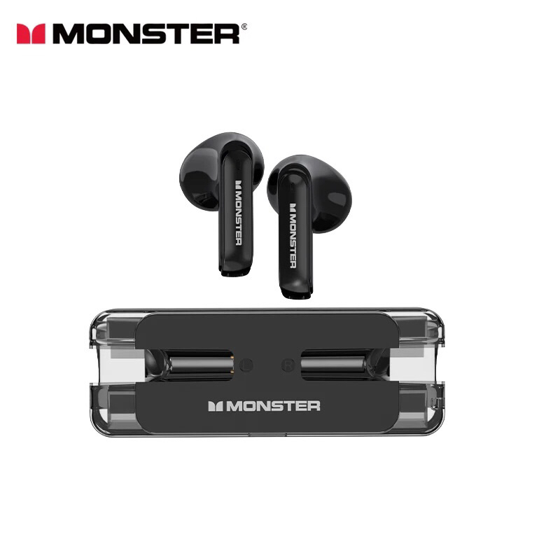 หูฟัง Monster XKT08 TWS หูฟังบลูทูธไร้สาย 5.3 HiFi ลดเสียงรบกวน ของแท้