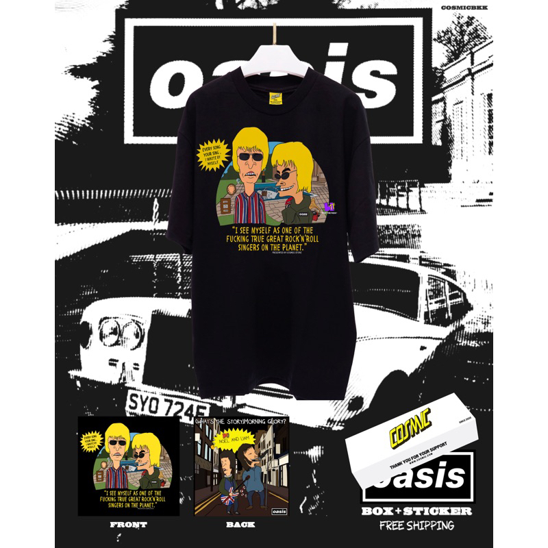 COSMICBKK เสื้อยืดลาย OASIS