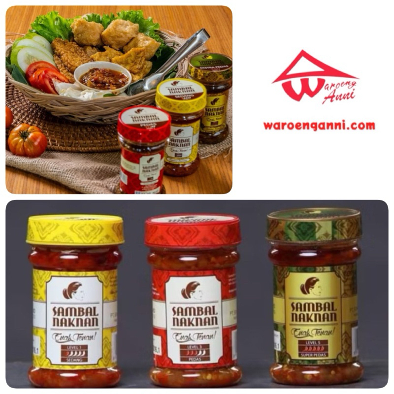 Indonesia Sambal Chilli Naknan with Spicy Level Varian 1,3,5