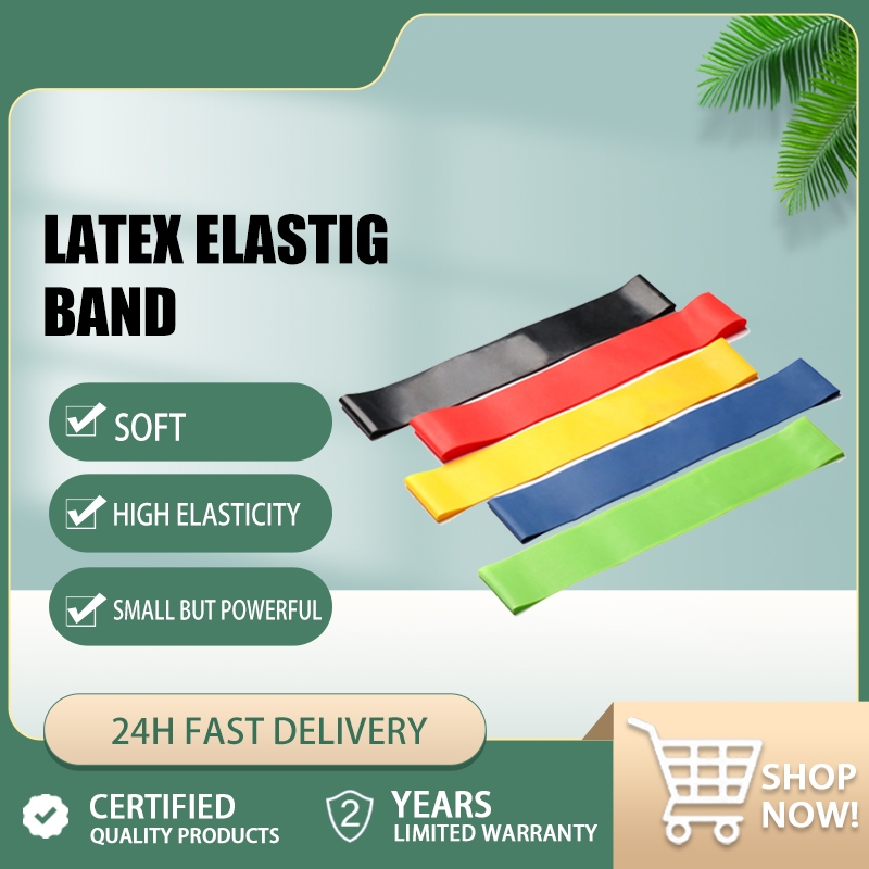 ยางยืดโยคะ ยางยืดสะโพก ยางแรงต้าน resistance band elastic band exercise band 5 สี/เซ็ต
