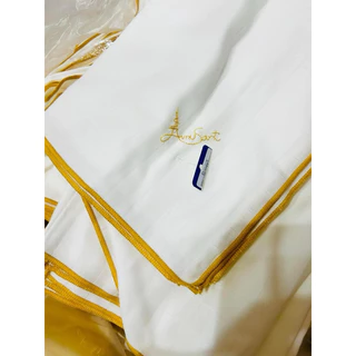 Enfant AmuSant Gold ผ้าอ้อมผ้าดี ผ้าแน่น ลื่นไม่ระคายเคือง ใช้ได้ตั้งแต่แรกเกิดแบบแยกผืน Size 30*30 นิ้ว