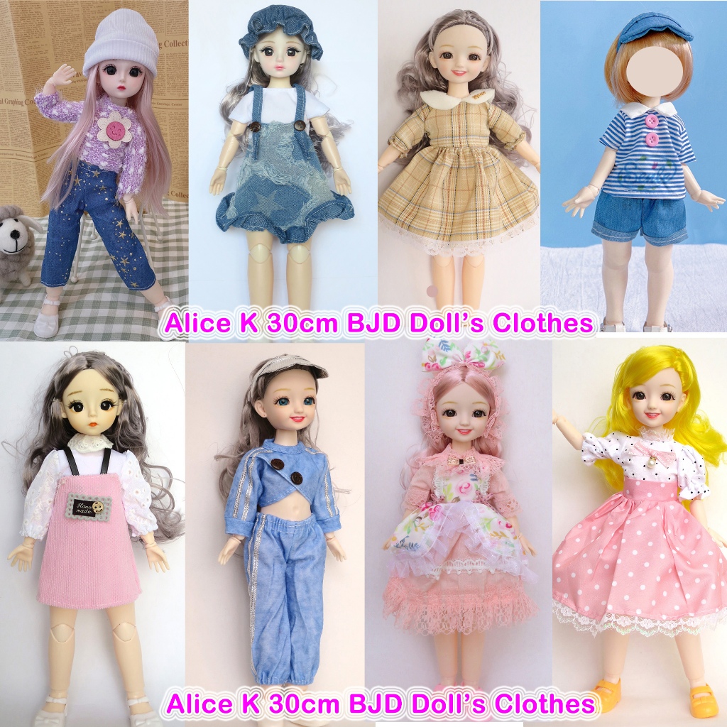 ชุดตุ๊กตา BJD 1:4 เด็ก ขนาด 30 cm (Fat Body) (ไม่รวมตุ๊กตาและรองเท้า)
