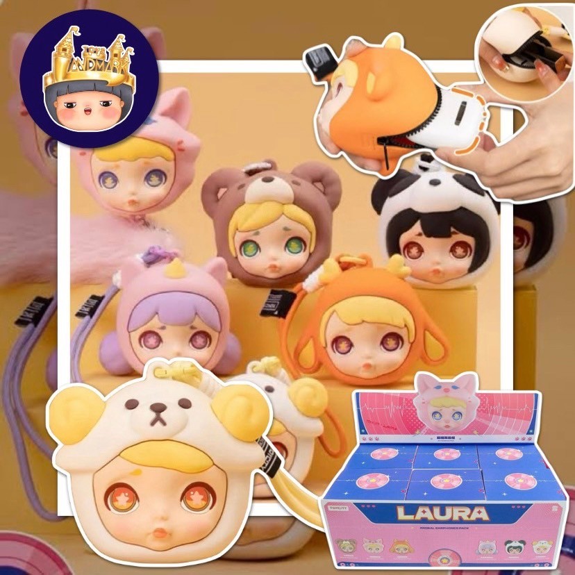 [จุ่ม/พร้อมส่ง] Laura Animal Earphones pack