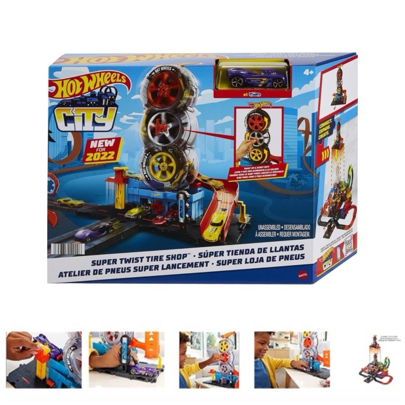 hot wheels super twist tire shop