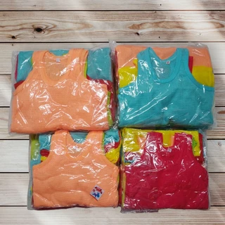 (ยกโหล)เสื้อกล้ามมีรูเด็ก เสื้อในตำนาน เสื้อกล้ามเด็ก S M L XL สีสวย ใส่สบาย คลายร้อน ใส่ได้ทั้งเด็กชาย เด็กหญิง