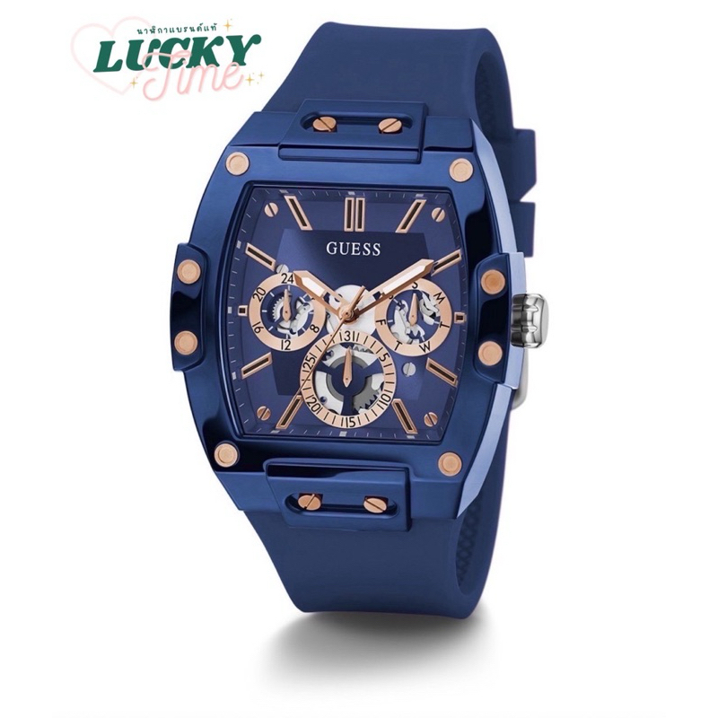 GUESS Mens Blue Multi-function Watch GW0203G7