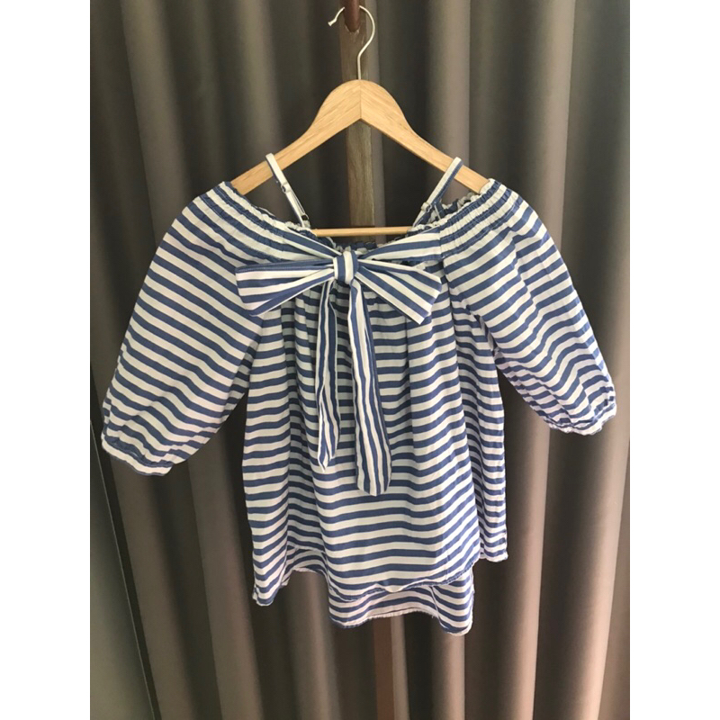 เสื้อแฟชั่น มือ2 size m 160/84A ไม่มีตำหนิค่ะ ราคา 38฿