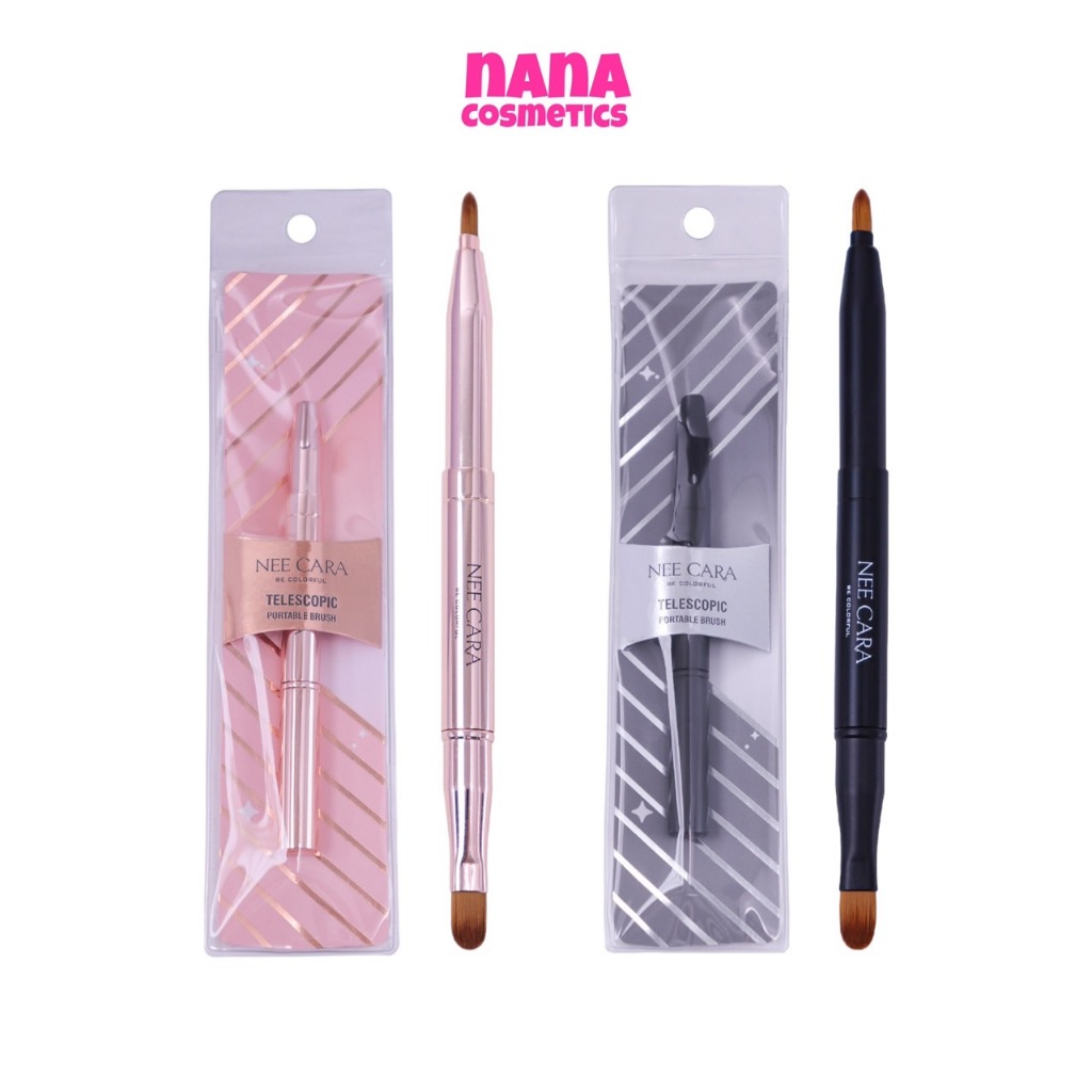 N354  นีคาร่า พู่กันทาปาก 2 หัว Nee Cara Lip Brush