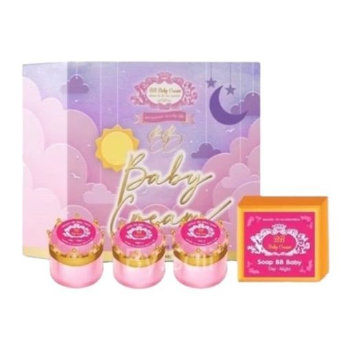 [ส่งตรงจากบริษัท ไลฟ์ลด50%ของแท้] BB BaBy Cream ชุดบีบีเบบี้ครีม หน้าใส สิว ฝ้า กระ ขนาด 5g.-12g.