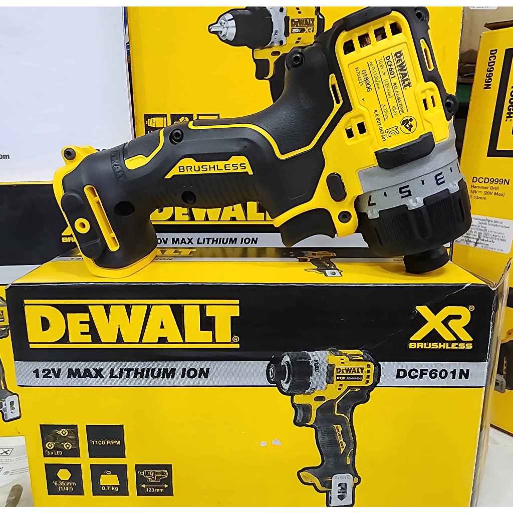 DeWalt DCF601 ไขควงไฟฟ้าไร้สาย 12V แรง ทนทาน น้ำหนักเบา!