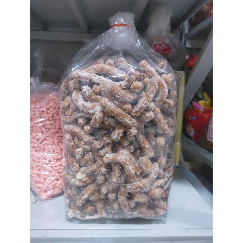 ขนมโบราณ ขนมก้านบัวใหญ่ ฉาบน้ำตาล 200กรัม500กรัม
