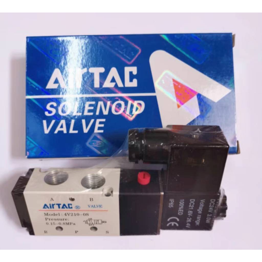 AIRTAC โซลินอยด์วาล์ว รุ่น 4V210-08  DC24V (4V21008B)