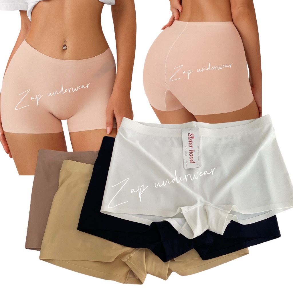 กางเกงในผู้หญิง กางเกงในขาสั้น boyshorts 1030 ช่วยเชฟเมื่อใส่กระโปรง ใส่สบาย สะโพกดูสวย