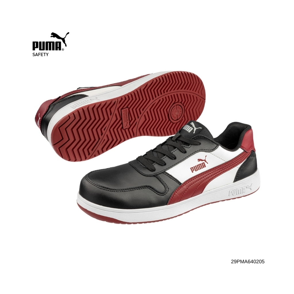 รองเท้าเซฟตี้ PUMA รุ่น FRONTCOURT หุ้มส้น พื้นกันลื่น (PMA640205)