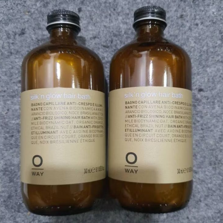 OWAY Silk'n Glow Hair Bath แชมพูไบโอไดนามิค ผมขาดความชุ่มชื้น ไร้น้ำหนัก ชี้ฟู ให้นุ่มลื่น เงางามตั้