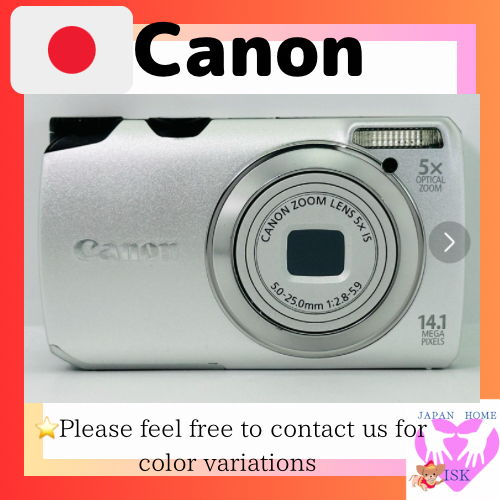 Canon Digital Camera Powershot A3200 Is Silver Psa3200Is(Sl) มือสอง กล้องญี่ปุ่นมือสองแท้ ส่งตรงจากญ