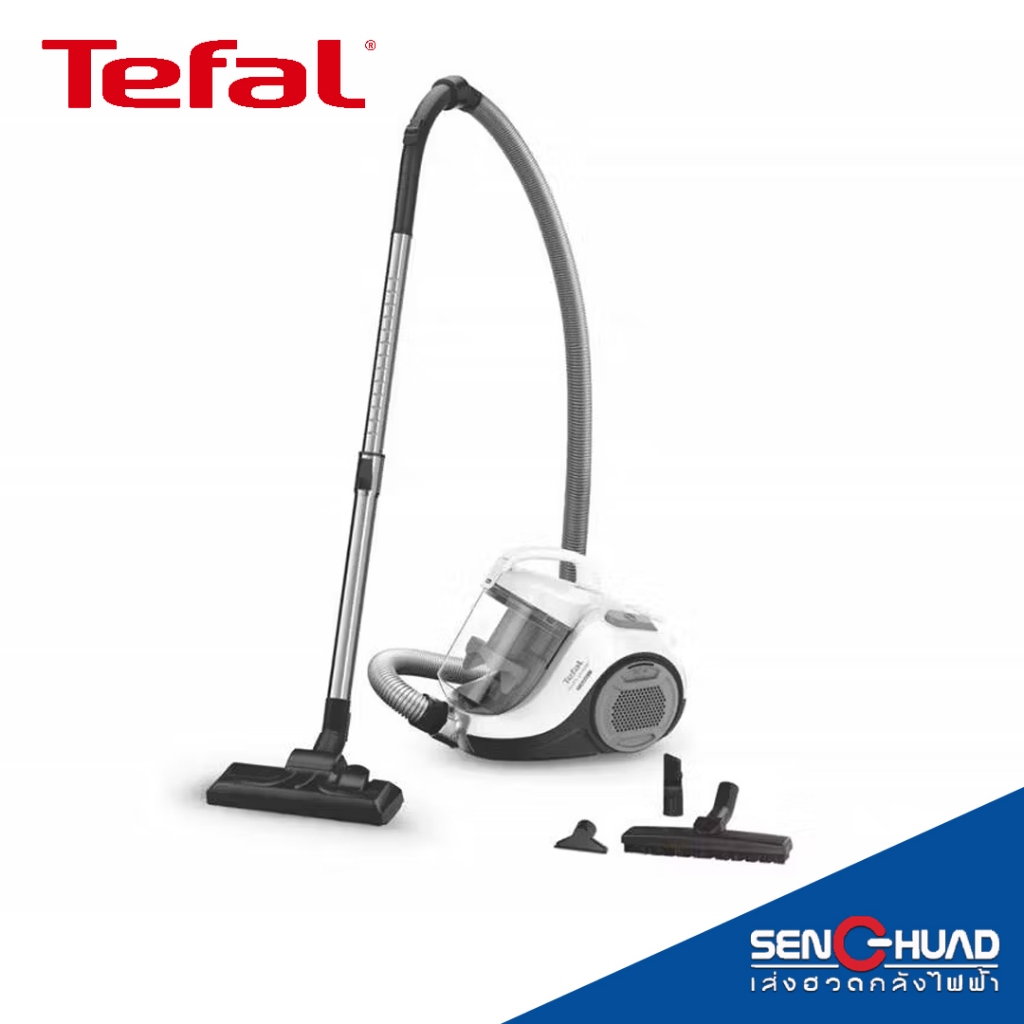 TEFAL เครื่องดูดฝุ่นแบบกล่องเก็บฝุ่น กำลังดูด 2100W สีขาว รุ่นTW2947EA