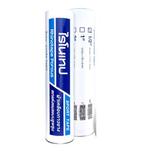 (1 ม้วน) Neotape /RHINOTAPE ผ้าล็อคม้วนเปลือย 10 หลา ผ้าล็อค 1/2 นิ้ว, 1 นิ้ว และ 2 นิ้ว #L1