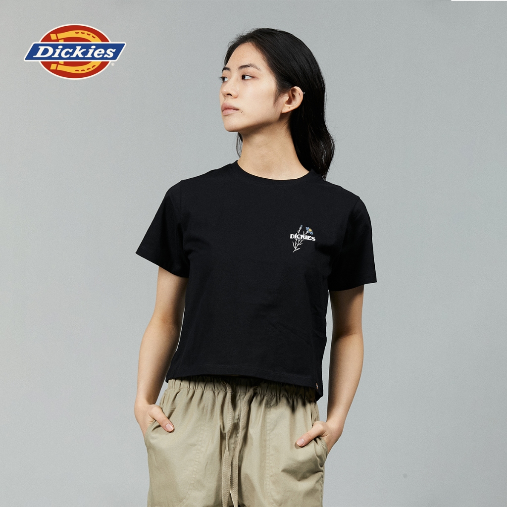 DICKIES WOMENS TEE SS - BLACK เสื้อยืด เสื้อยืดแขนสั้น ผู้หญิง