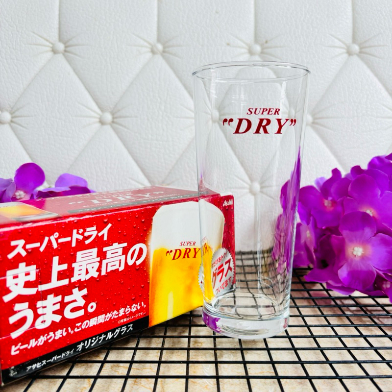 แก้วเบียร์ Asahi Super Dry ขนาด 285ml มือสอง จากญี่ปุ่น