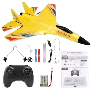 รวมเครื่องบินบังคับ2ช่อง ZY320/F22/SU27/SU35/HW33/HY-18สำหรับเด็กและผู้เริ่มต้น บินง่ายมีใจโร ชุดพร้อมบิน (RTF)