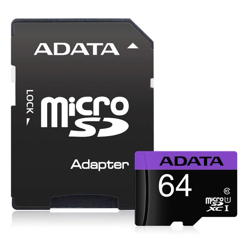 ADATA Memory Card (เมมโมรี่การ์ด) 64GB/128GB Premier microSDXC/SDHC UHS-I Class10