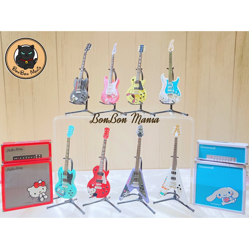 [แบบแยก] Sanrio Characters Rock Mono Instrument Model box set (Lot JP )