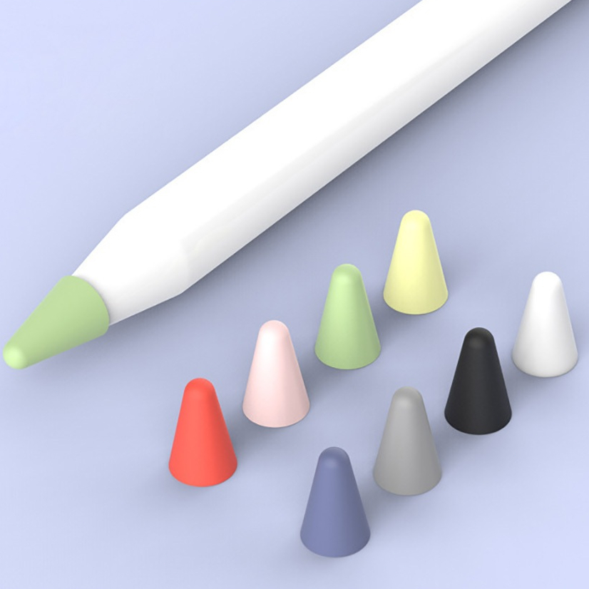 【8 ชิ้น】ปลอกซิลิโคนหุ้มหัวปากกา ปลอกซิลิโคน เคสซิลิโคน หัวปากกาไอแพดจุกหัวปากกา for Apple iPad Pencil Gen 1 2 tip cover