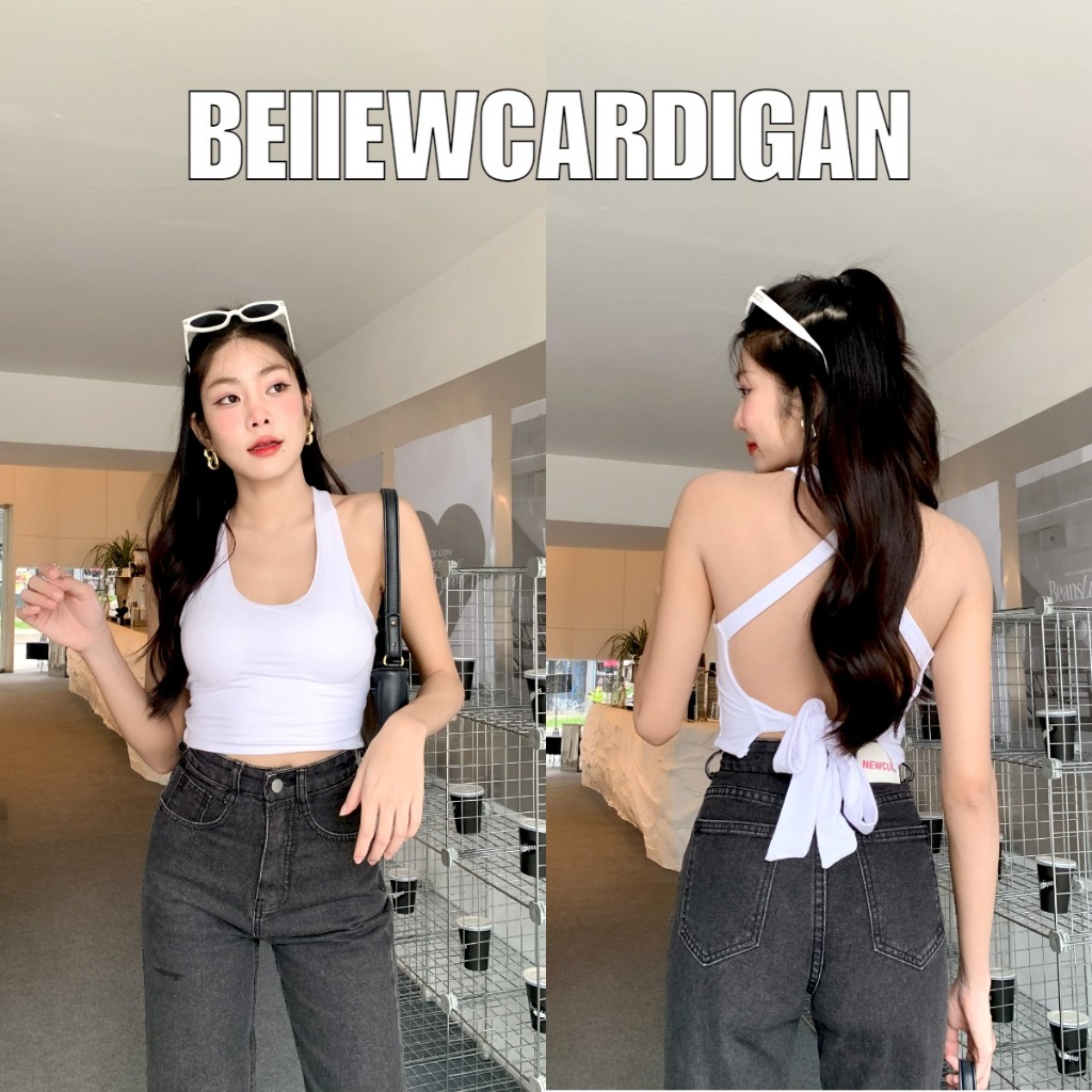 BEIIEW เสื้อคล้องคอผูกหลัง
