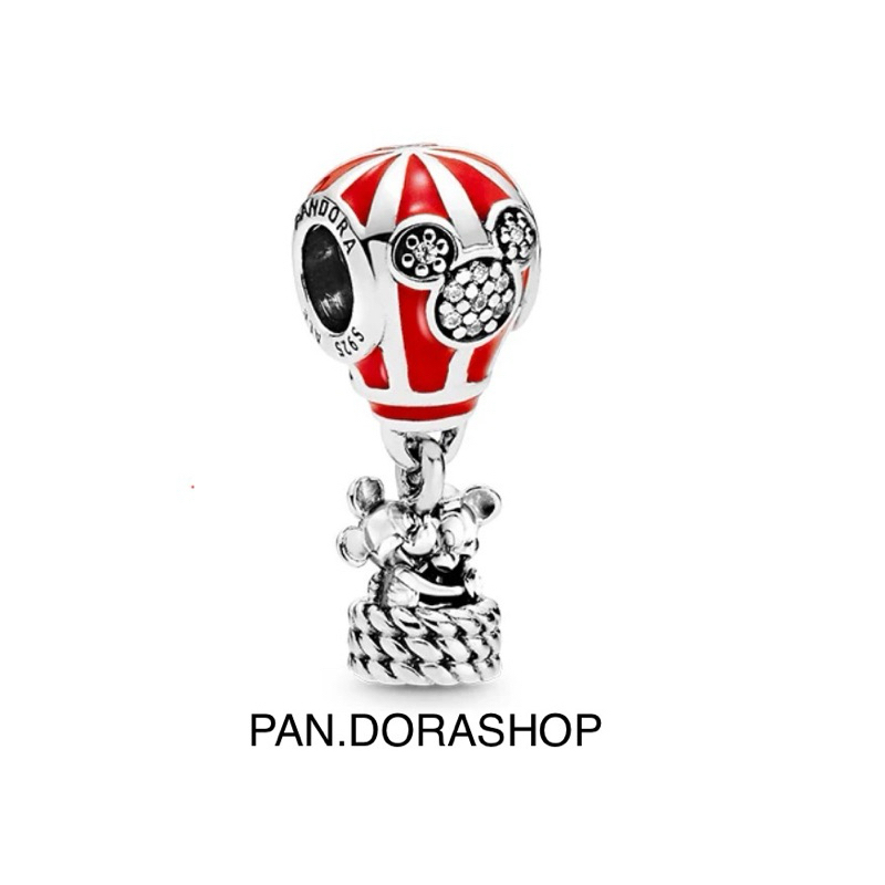 [พร้อมส่ง แท้100%] China disney x Pandora Exclusive Mickey Hot Air Ballon Charm หายาก ไม่มีขายที่ไทย