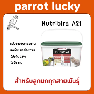 🔥ลดแหลก🔥 โปร 12/12 Nutribird อาหารนกลูกป้อนสูตรนกทั่วไป Nutribird A21 แบ่งขายของแท้นำเข้าจากบริษัทภมรชัย