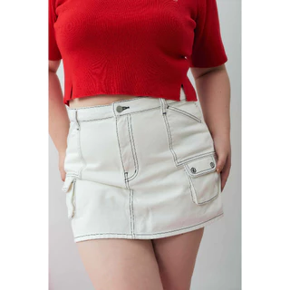 (พร้อมส่ง) POTTER JEAN SKORT (ดูสะโพกเป็นหลัก)