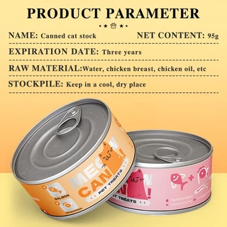 【CAT&DOG】แมวอาหารเปียก 85G เนื้อสัตว์กระป๋องบริสุทธิ์ธรรมชาติอินทรีย์เสริมน้ำกระป๋องอาหารแมวอาหารว่า