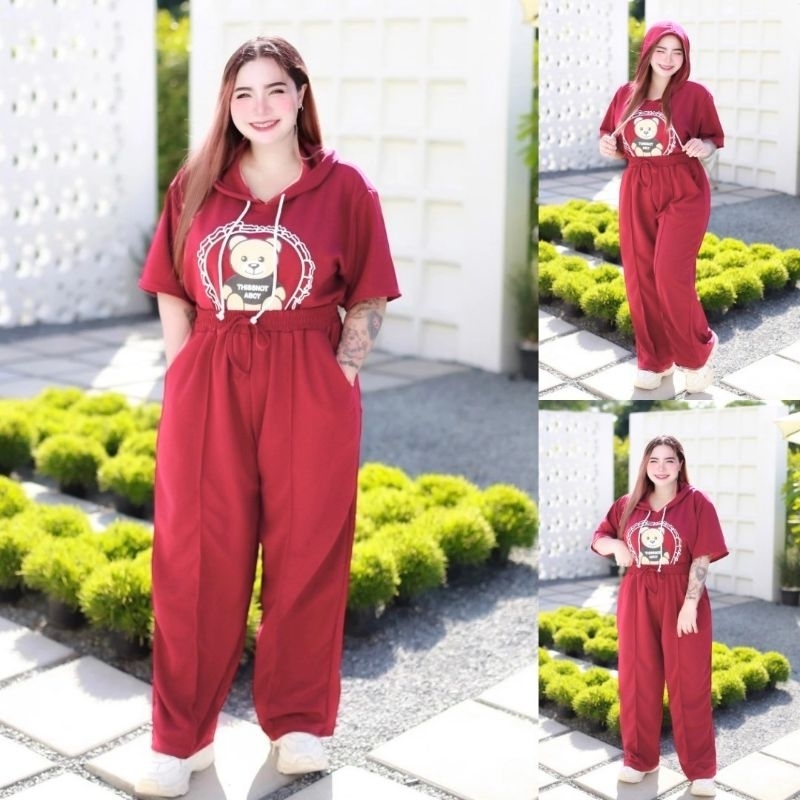 W0014 Hooddy ขายาว เท่ น่ารัก สายคูลๆ ได้ทุกสไตล์ รวมอยู่ในเดียวกัน ไซส์ใหญ่ อก52-60