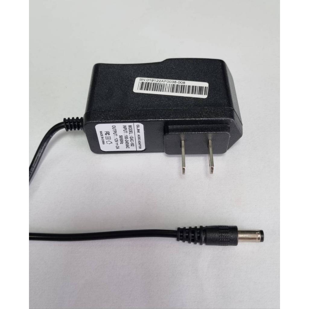 ADAPTER Glink12V 2A 100-240V รุ่น GAC-102 (สำหรับกล้องวงจรปิด)