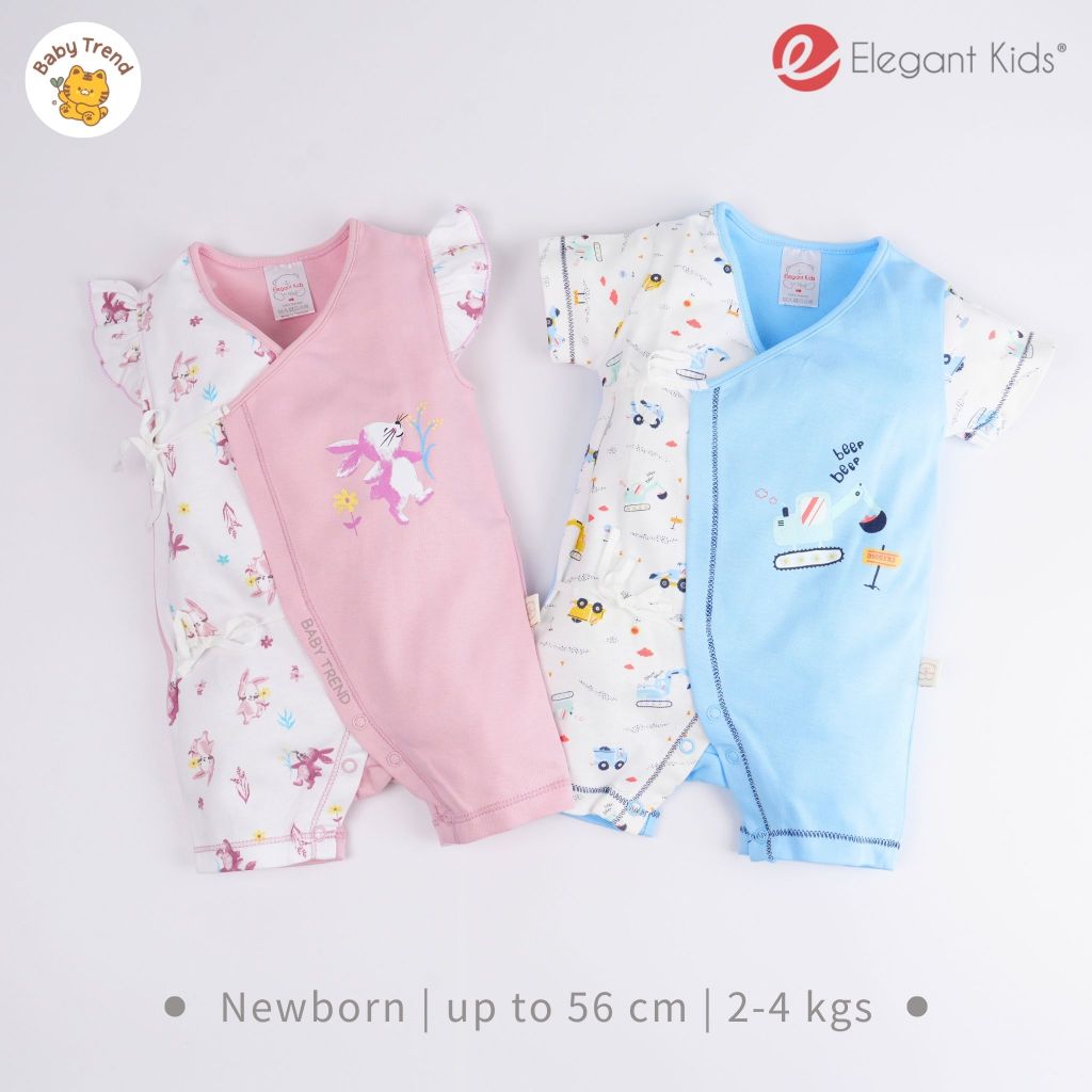 Elegant Kids ชุดยูกาตะเด็กแรกเกิด ชุดรอมเปอร์ผูกหน้าเด็กทารก Newborn collection
