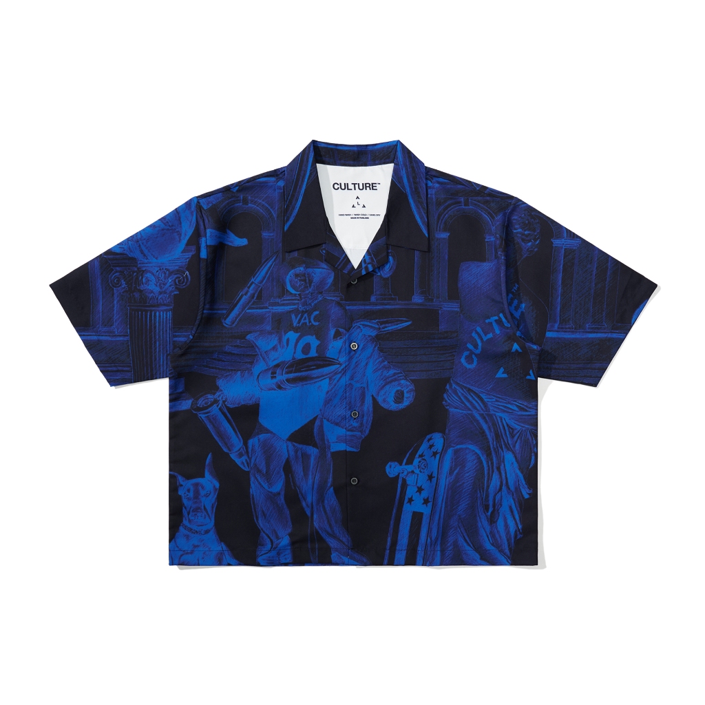 Culture Greed by Legacy Cropped Bowling Shirt | เสื้อครอป | เสื้อเชิ้ต | เสื้อแฟชั่น
