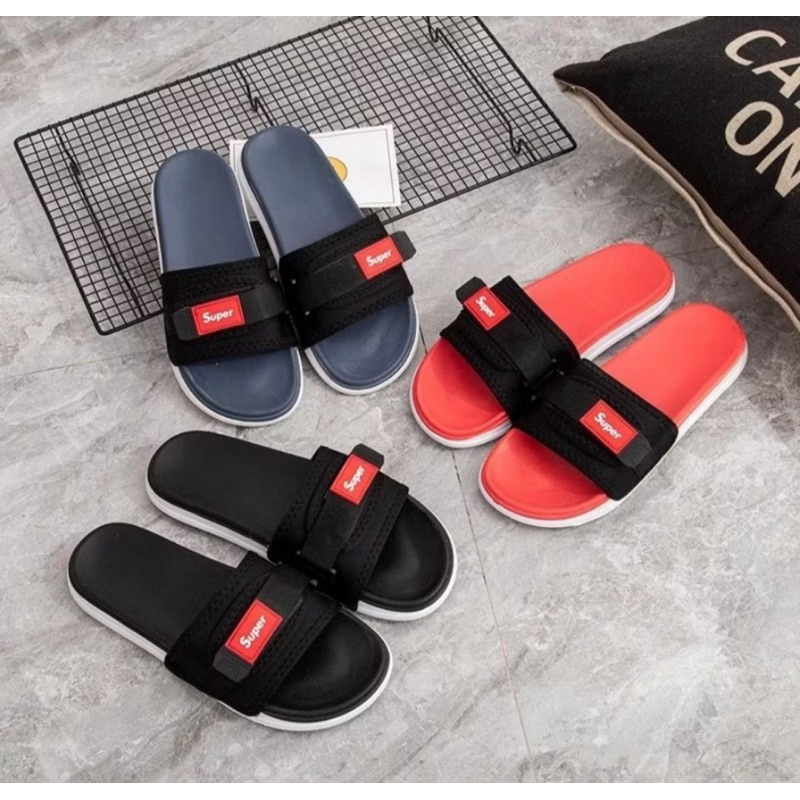 Hot item !!! ส่งไว !!! ราคาถูกที่สุด !!! Supremรองเท้าแตะเด็กแบบสวม นุ่มใส่สบายเท้า ไซส์24-29/30-35