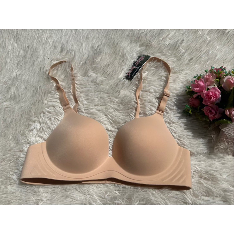 เสื้อชั้นใน Sister hood ไร้ตะเข็บ ไร้โครง ฟองน้ำหนา  3 ซม คัพ A  ใส่สบาย #2585