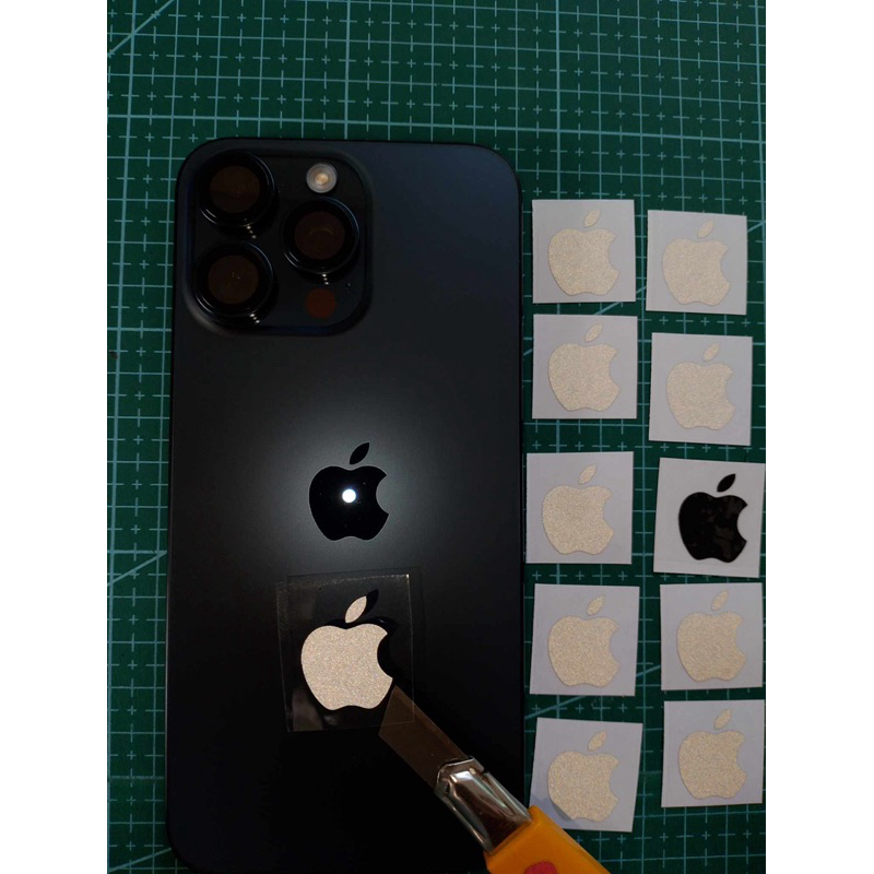 💯สติกเกอร์สะท้อนแสงPVCกันน้ำ Appleจิ๋ว ไอโฟนมินิ🍏🍎(ขนาดเล็ก)