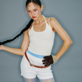 MELT.INMOMENTS Mellow Top เสื้อกล้ามคล้องคอ ผ้าริบ (ซื้อผ่าน…