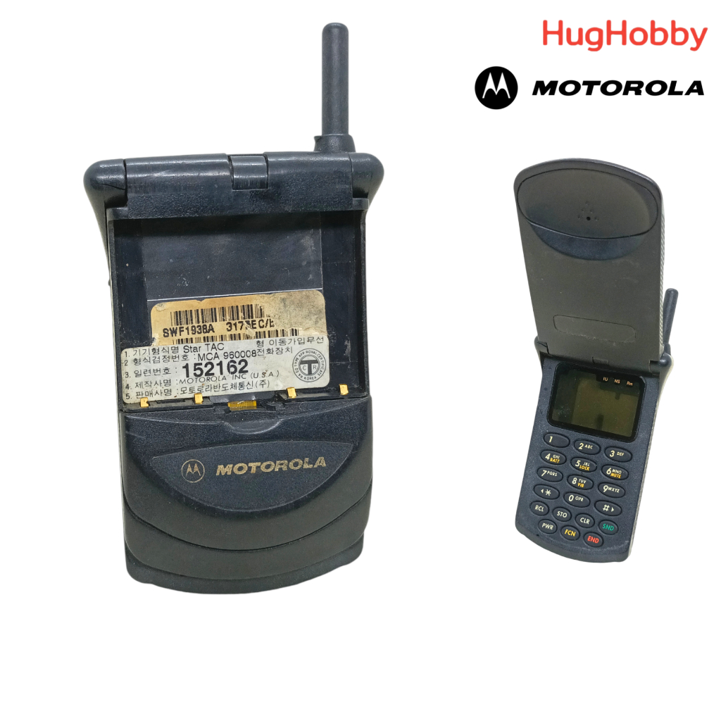 [งานอะไหล่] มือ2 หน้ากาก+ปุ่มกด+เสาอากาศ โทรศัพท์มือถือ Motorola StarTAC