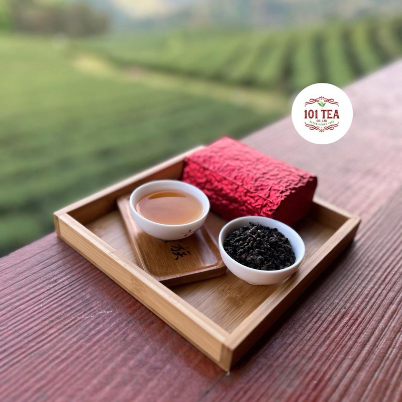 ไร่ชา 101 ชาแดงอู่หลง ขนาด 200 g. ยอดใบชา เกรดพรีเมี่ยม Red Oolong Tea