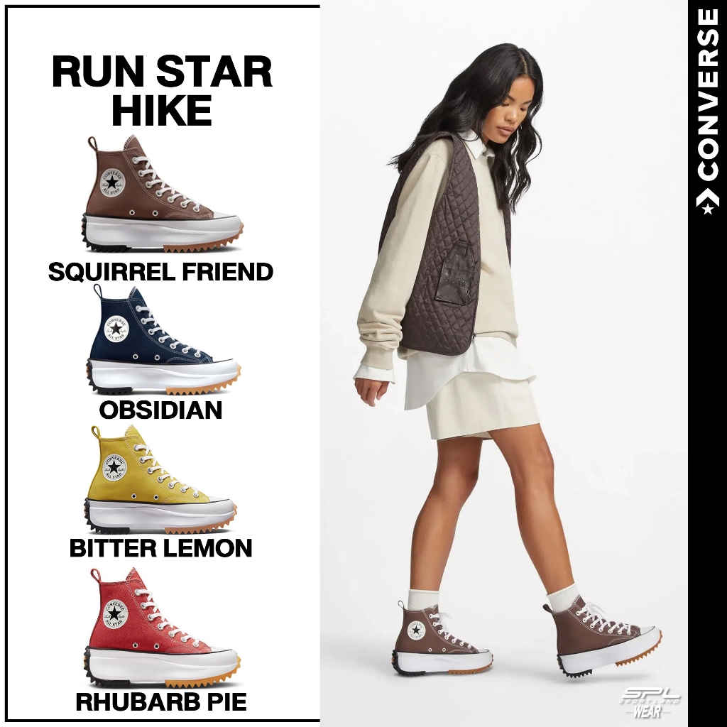 Converse คอนเวิร์ส รองเท้าผ้าใบ UX Run Star Hike HI A01366CH2NAXX / A01365CH2YLXX / A03061CS3BRXX / 