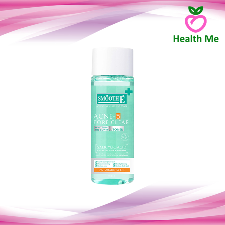 สมูทอี โทนเนอร์ / Smooth E Toner / Smooth E Acne-5 Pore Clear Whitening Toner 150 ml.