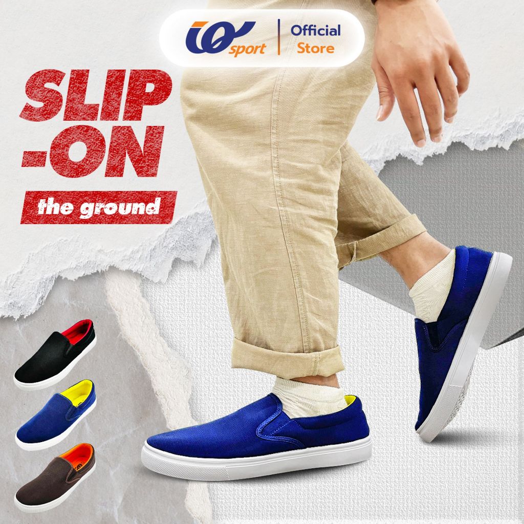 IQ SPORT รองเท้าผ้าใบผู้ชาย (ทรงโลฟเฟอร์) รหัสC1-MR8803