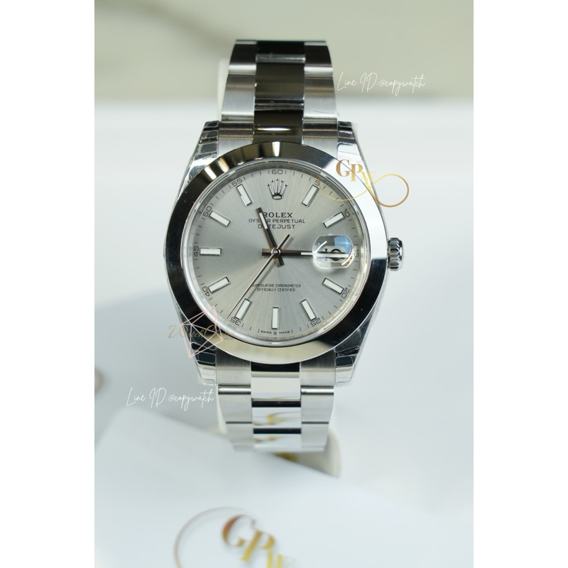 Rolex Datejust 41 mm. Silver Dial Automatic swiss movement