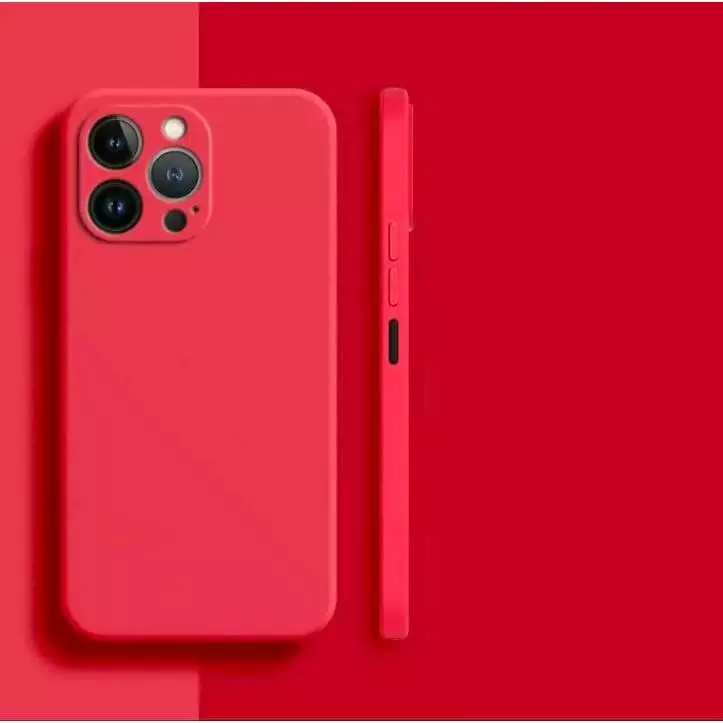 ส่งไว เคส ซิลิโคน สำหรับ iPhone 11 16 16Pro 16Plus 16Promax เคส กำมะหยี่ สีพื้น กันกระแทก หรูหรา
