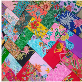 Batik ผ้าถุง สไตล์สุ่ม ผ้าคุณภาพสูงที่ไม่ตกสี ผ้าคุณภาพสูงที่ไม่ตกสี