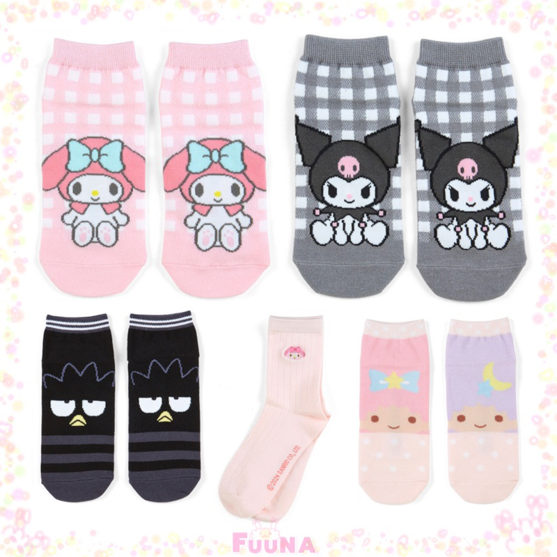 Sanrio ถุงเท้า characters จากญี่ปุ่นของแท้ 100%
